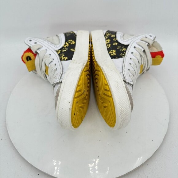 Nike Blazer Mid 77 Men Size 8.5 DQ7639-100 White Black Floral Training Shoes - Picture 7 of 11